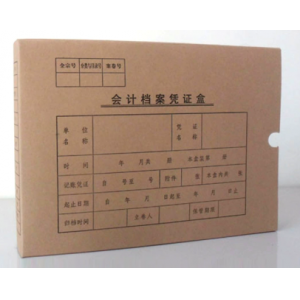 会计凭证 办公用品凭证盒 会计凭证档案盒可开发票