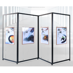 折叠书画展架摄影作品展示框架美术作品展示框架艺术展示艺术展架